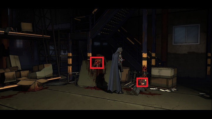 Connect the hands of the policeman with the mercenarys head - Chapter 4 - Worlds Greatest Detective | Walkthrough - Episode 1: Realm of Shadows - Batman: The Telltale Games Series Game Guide