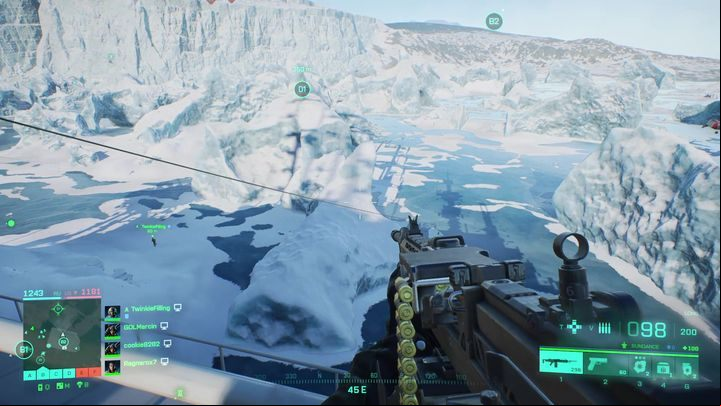 Zones E and F are mountaineous areas - Battlefield 2042: Breakaway - map characteristics - Maps - Battlefield 2042 Guide