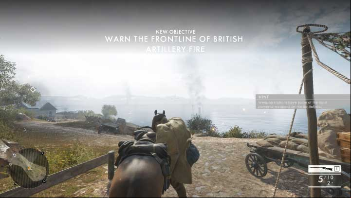 Later you must through the city again, this time on horse - The Runner | Walkthrough - Walkthrough - Battlefield 1 Game Guide