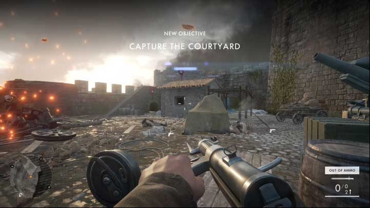 Keep sneaking up until you reach the end of the mission - The Runner | Walkthrough - Walkthrough - Battlefield 1 Game Guide