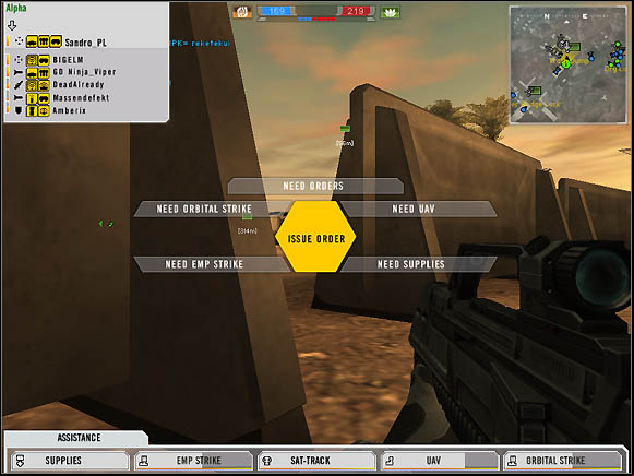 However, nothing prevents Squad Leaders from using the map of the battlefield - Squad Leader - Roles on the battlefield - Battlefield 2142 - Game Guide and Walkthrough