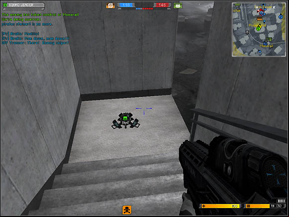 This little device is the SLSB. - Squad Leader - Roles on the battlefield - Battlefield 2142 - Game Guide and Walkthrough