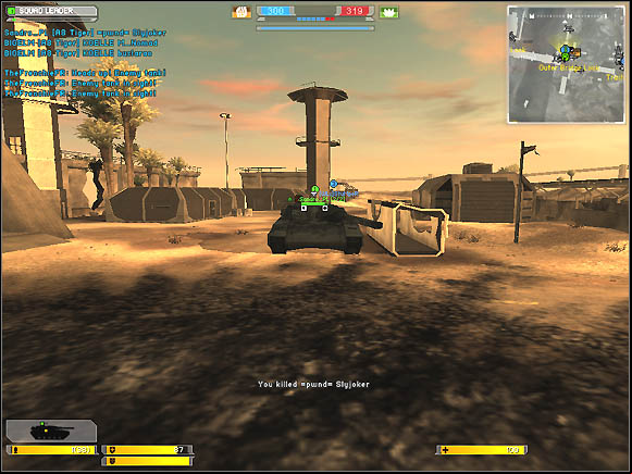 Rules of the fight with the usage of shelters look like that: first of all, we shoot at an enemy heavy vehicle, which may be a real danger to us - Armored units' fight - Tactics - Battlefield 2142 - Game Guide and Walkthrough