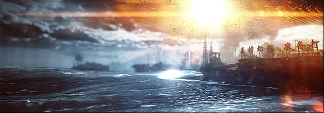 This is a gathering of small islands, between which you cant move without a boat in most cases - Paracel Storm - Maps - Battlefield 4 - Game Guide and Walkthrough