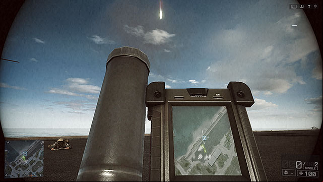 After you unfold the M224, in your soldier's hand, there appears a remote control console with which you can operate the mortar from any point on the map - Class - Classes / Functions - Battlefield 4 - Game Guide and Walkthrough