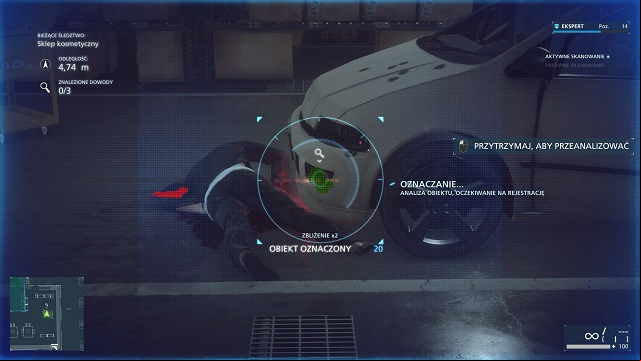 First evidence is in the front bumper of a small, white car - 06 - Out of Business - Battlefield Hardline - Singleplayer - Battlefield Hardline - Game Guide and Walkthrough