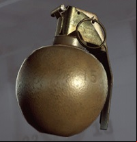 A standard frag grenade with time fuze which you are given at the beginning of the game - Grenades - Battlefield Hardline - Game Guide and Walkthrough