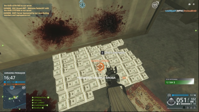 Also, you can steal money from the vault of the opposing team, which is usually more difficult, than stealing it from the neutral vault - Blood Money - Game modes - Battlefield Hardline - Game Guide and Walkthrough