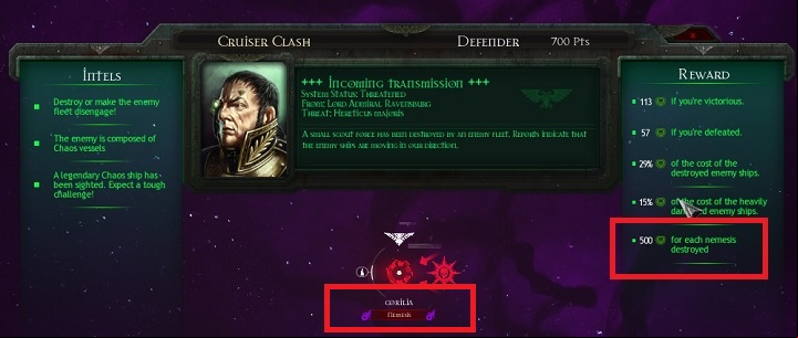 Look at the above screenshot - Special missions - Campaign - Battlefleet Gothic: Armada - Game Guide and Walkthrough