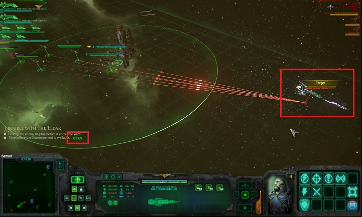 Deploy your forces in one spot and group them - Chapter I - The Hand of Darkness - Campaign - Battlefleet Gothic: Armada - Game Guide and Walkthrough