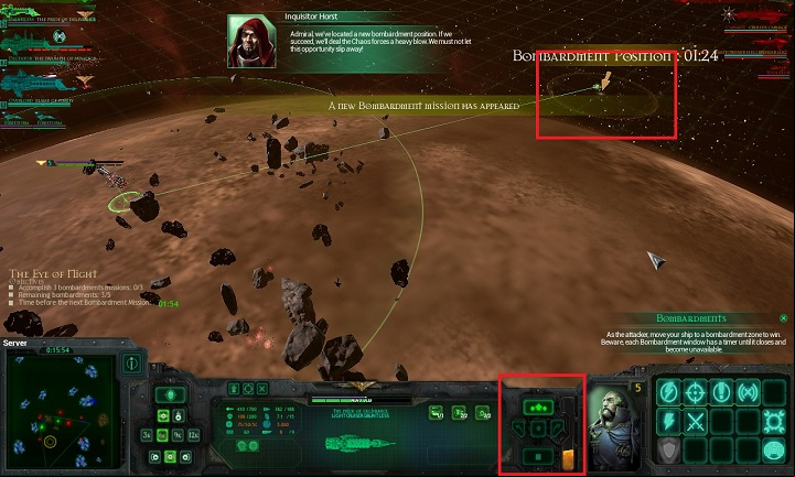 Inquisition ships present in the battlefield will not try to reach these zones - Chapter II - The Eye of Night - Campaign - Battlefleet Gothic: Armada - Game Guide and Walkthrough