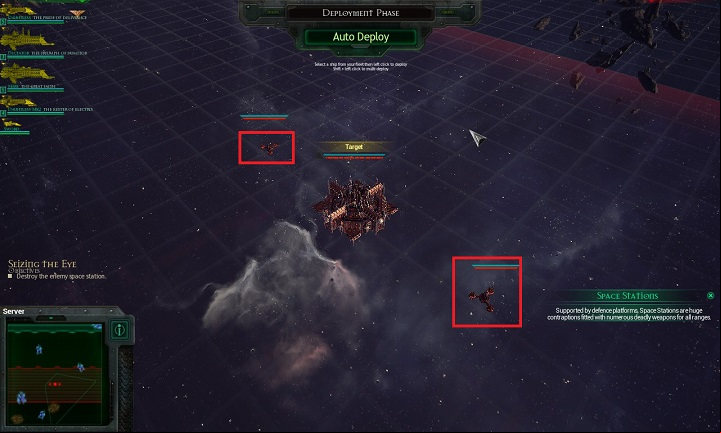 As soon as possible, decrease the distance between you and the fortifications - Chapter II - The Eye of Night - Campaign - Battlefleet Gothic: Armada - Game Guide and Walkthrough