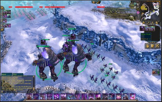 On the way to the enemys base, summon one more Necrofury - Example scenarios - The Soultree - part 2 - Example scenarios - BattleForge - Game Guide and Walkthrough