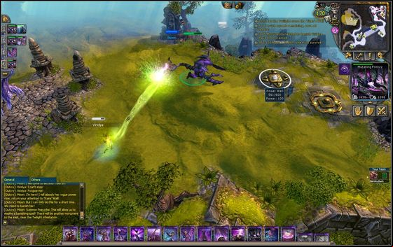 Only then build a Monument near the tree and a Power Well next to it - Example scenarios - The Soultree - part 2 - Example scenarios - BattleForge - Game Guide and Walkthrough