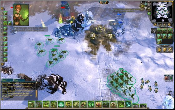 When you reach the place where the enemies are attacking Rogans forces you will the fihgt - Example scenarios - Defending Hope - part 2 - Example scenarios - BattleForge - Game Guide and Walkthrough