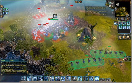 After destroying the camp entirely, build a fourth Monument (you know which Orb to choose) and two Power Wells - Example scenarios - Siege of Hope - part 2 - Example scenarios - BattleForge - Game Guide and Walkthrough