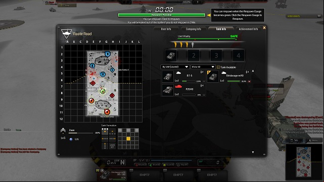 Our little commanding center. - Preparing to battle - Gameplay - Battleline: Steel Warfare - Game Guide and Walkthrough