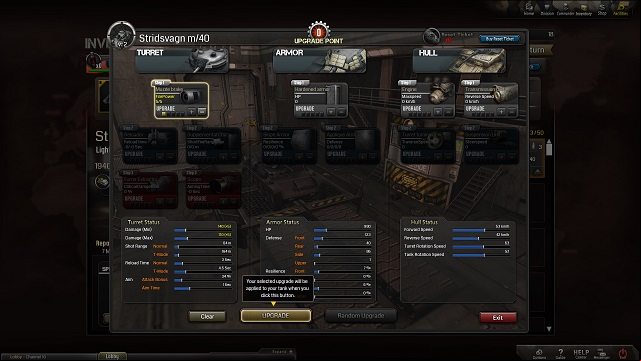 Which one to choose? - Tank development, inventory and skills - Players profile and its development - Battleline: Steel Warfare - Game Guide and Walkthrough