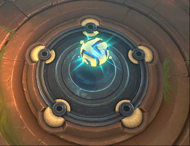 Each arena has a central spot, where mysterious orbs appear every now and then - Maps | Basics - Basics of gameplay - Battlerite Game Guide