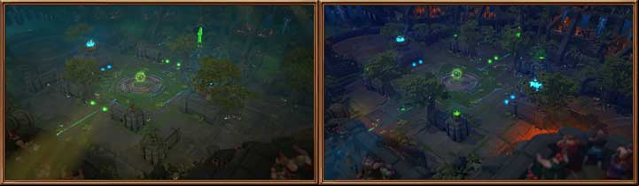 Built in a backyard of an abandoned temple and protected by Dryad tribes, the Orman Temple now lives on violent spectacles - Maps | Basics - Basics of gameplay - Battlerite Game Guide