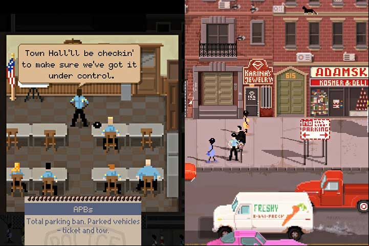 Not everyone will bother with the no parking sign today. Despite that, you should clean the area regularly because the City Hall will check the area. - Second week | Description of 21 days of duty - Description of 21 days of duty - Beat Cop Game Guide