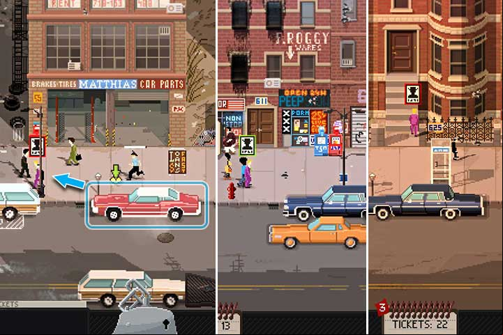 The suspect will drive in red Grand Turbino and will go to the pizza place. Then he will enter a blue car and return to your street in the afternoon. He will come on foot from the western edge of the street to 625. - Third week | Description of 21 days of duty - Description of 21 days of duty - Beat Cop Game Guide