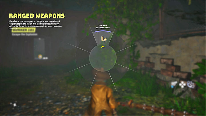 Fortunately, you don't have to use the option to look in the inventory all the time - Biomutant: Firearms in inventory - where to find it? - Character & equipment - Biomutant Guide