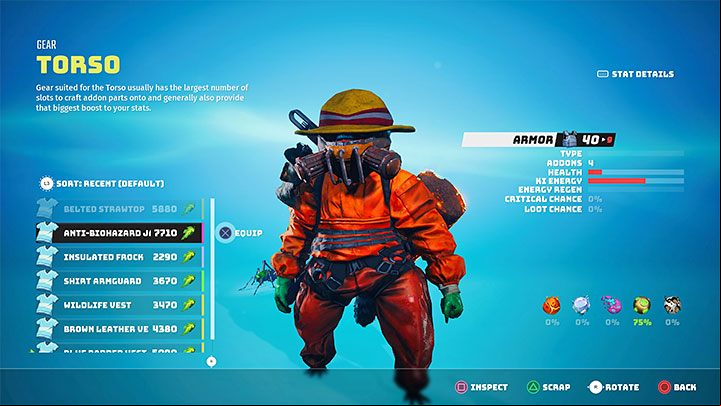 Increasing Resistance to the elements can also be affected by the equipment you use - Biomutant: Statuses, resistance to elements - Basics - Biomutant Guide