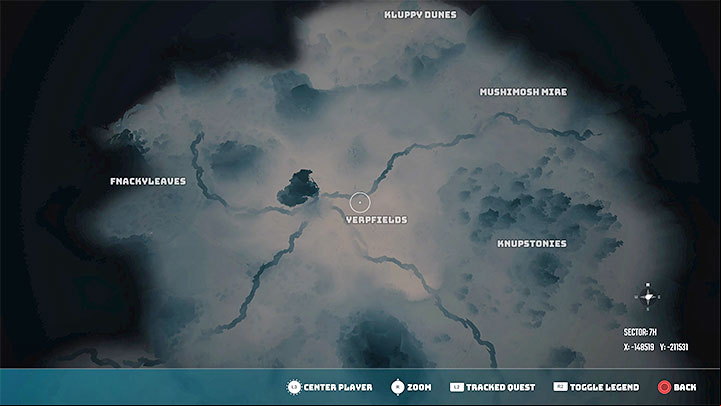 At first, the world map is largely obscured by fog - Biomutant: The game world - is it huge? - Campaign - Biomutant Guide