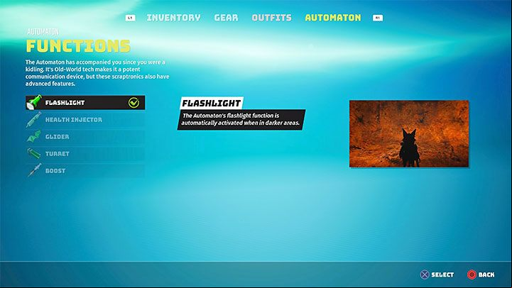 The Automaton has its own separate tab in the inventory menu - Biomutant: The Automaton Pet - Basics - Biomutant Guide