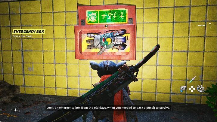 While walking through the underground station, open the marked door - Biomutant: The Tribe War Begins - walkthrough - Main tasks - Biomutant Guide