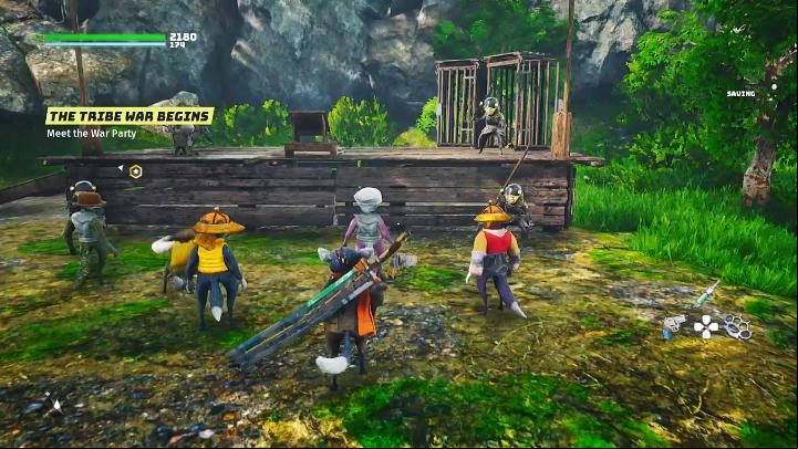 A little further on you will have the opportunity to do a good deed and free the villagers from the Jagni warriors - Biomutant: The Tribe War Begins - walkthrough - Main tasks - Biomutant Guide