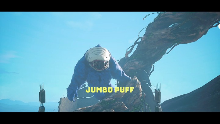 Jumbo Puff is the first World Eater (Boss) in Biomutant - Biomutant: The Western Worldeater - walkthrough - Main quests - Biomutant Guide