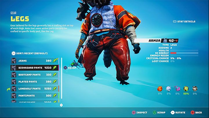The character won't automatically equip the suit you found - Biomutant: Suits - how to get them? - Character & equipment - Biomutant Guide