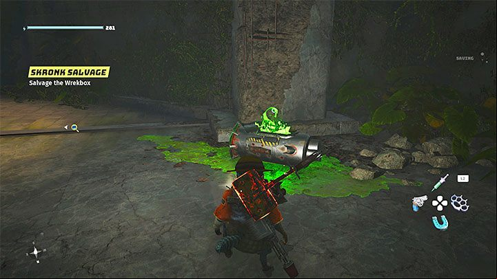 Another way to earn Bio Points is to find special green Bioblob Containers - an example is shown in the picture - Biomutant: Bio Points, Psi Points - how to get them? - Character & equipment - Biomutant Guide