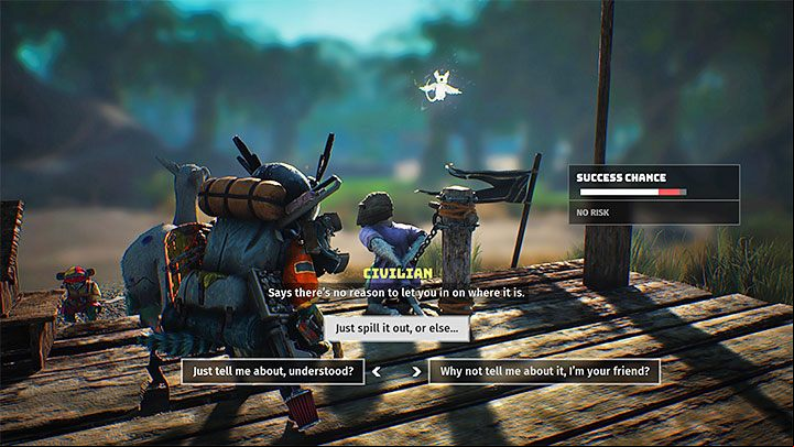 If you decide to use persuasion, the game may allow you to choose between several persuasion options - Biomutant: Persuasion - how to the check? - Campaign - Biomutant Guide