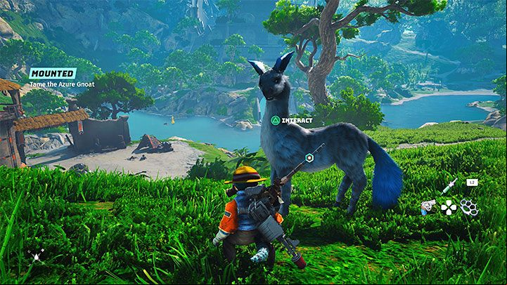 With the seed you can approach the mount - Biomutant: Mounts and vehicles - Basics - Biomutant Guide