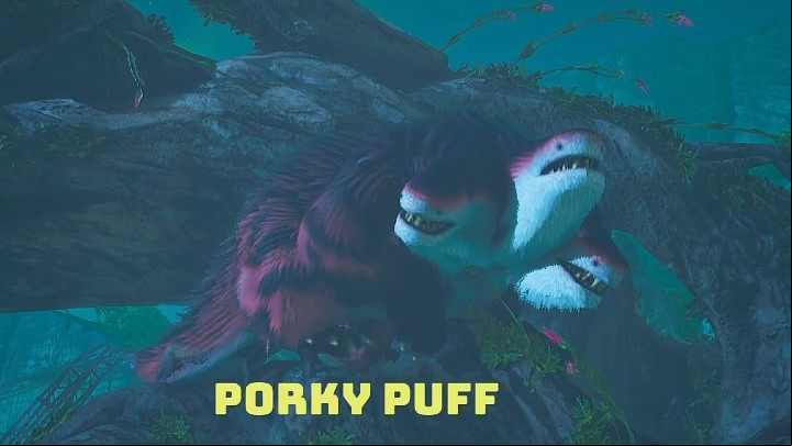 The Porky Puff is the second World Eater (Boss) in Biomutant - Biomutant: The Eastern World Eater - walkthrough - Main quests - Biomutant Guide