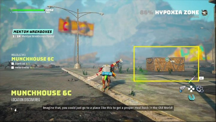 Location: Munchhouse 6C - Biomutant: Mekton Wrekboxes - walkthrough - Exploration - Biomutant Guide