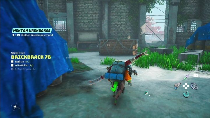 Location: Brickbrack 7B - Biomutant: Mekton Wrekboxes - walkthrough - Exploration - Biomutant Guide