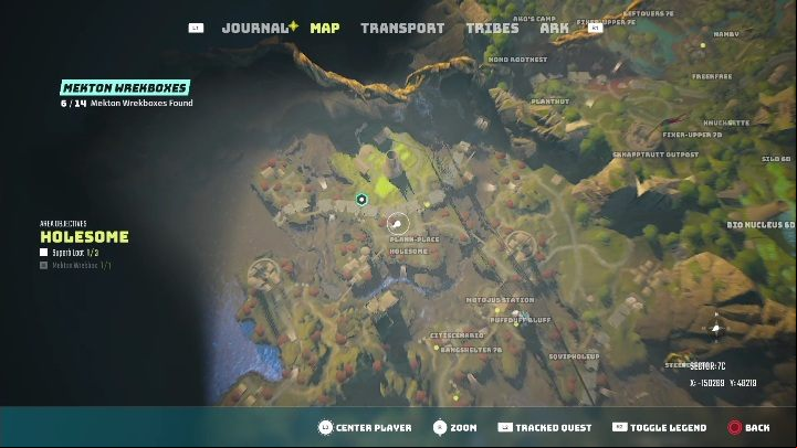 Location: Holesome - Biomutant: Mekton Wrekboxes - walkthrough - Exploration - Biomutant Guide