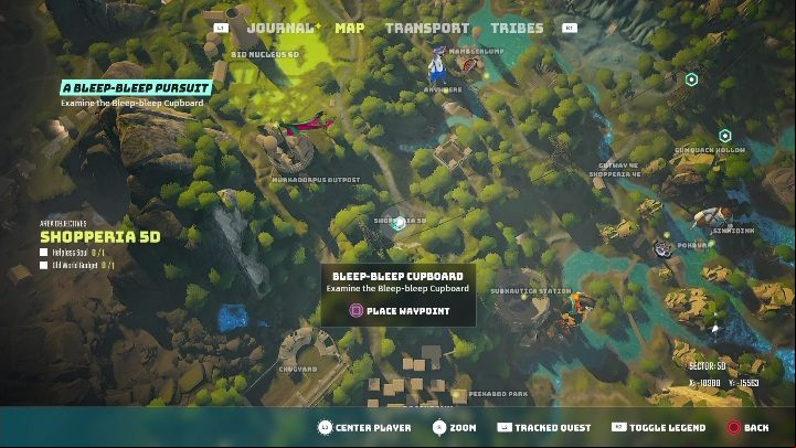 Location: Shopperia 5D - Biomutant: A Bleep-bleep Pursuit - walkthrough - NPC quests - Biomutant Guide