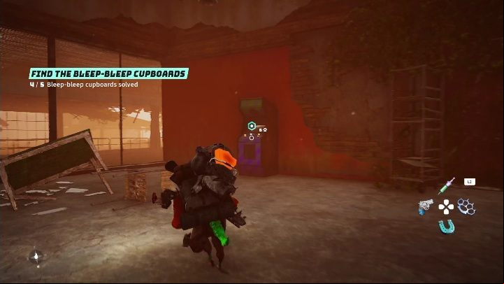 You will find the last Bleep-bleep at Aerodrome, right next to the public restroom - Biomutant: A Bleep-bleep Pursuit - walkthrough - NPC quests - Biomutant Guide