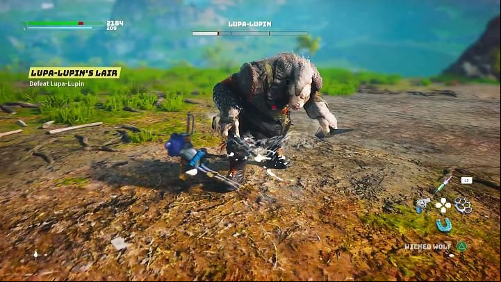 When fighting in melee, you have to watch out for quick punch combos (first with one hand and then with the other) and attacks from behind the head, as well as the stomping sequence (3 stomping kicks) - Biomutant: The Meat Eater - walkthrough - Main quests - Biomutant Guide
