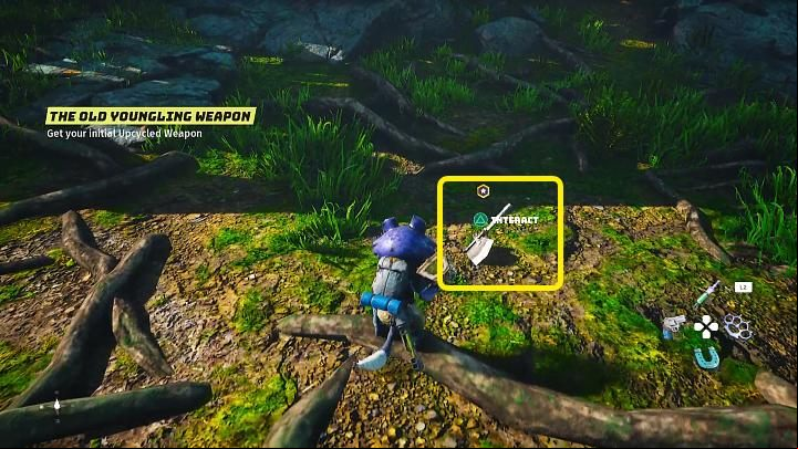 After defeating Lupa-Lupin, you will be able to pick up the weapon you created while playing through the main character's memory sequence - Biomutant: The Meat Eater - walkthrough - Main quests - Biomutant Guide