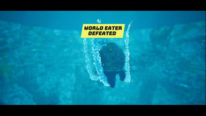 When Murk Puff's health drops to zero, the creature will drop dead and the fight against the fourth boss (World Eater) of Biomutant will be over - Biomutant: Murk Puff - how to defeat? - Bosses - Biomutant Guide