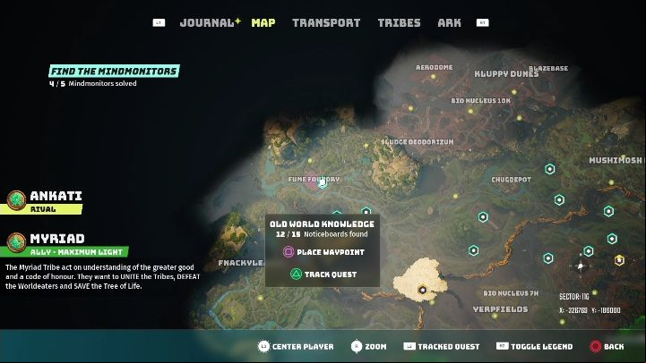 How to start: Complete the Automaton 11G side quest - Biomutant: Old World Knowledge - walkthrough - Exploration - Biomutant Guide