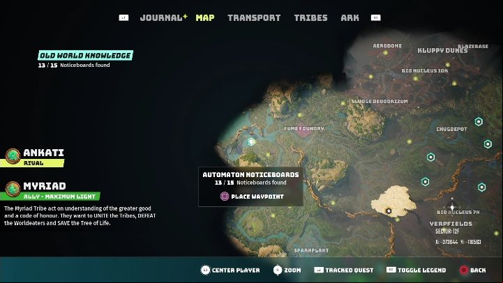 How to start: Complete the Automaton 11K side quest - Biomutant: Old World Knowledge - walkthrough - Exploration - Biomutant Guide