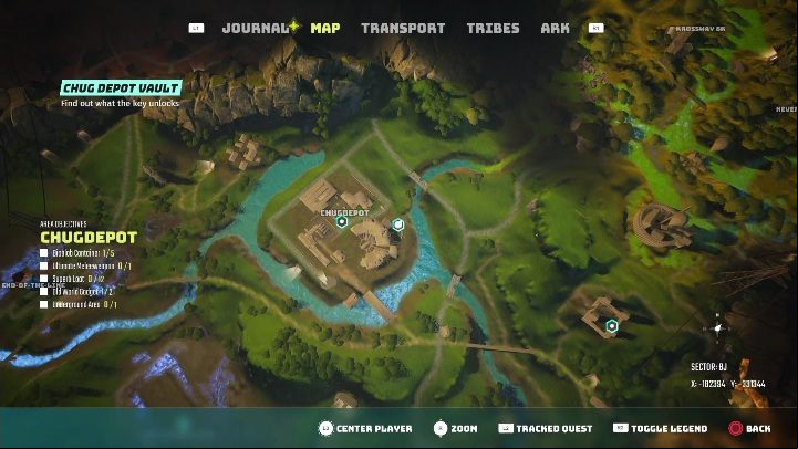 Location: Chugdepot - Biomutant: Old World Vaults - walkthrough - Exploration - Biomutant Guide