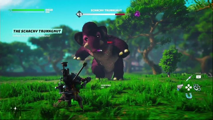 How to get the key: Defeat Schacky Trunkgnut - Biomutant: Old World Vaults - walkthrough - Exploration - Biomutant Guide